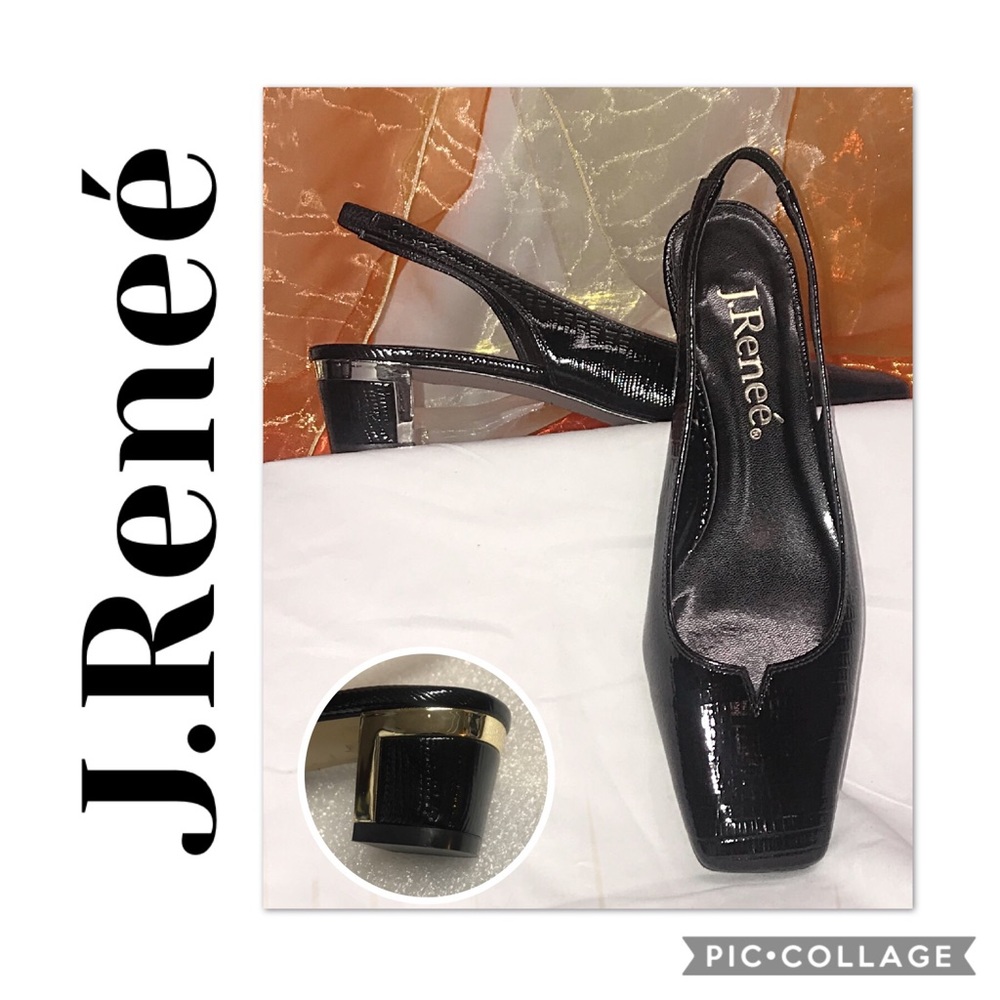 J.RENEÉ “BEV” Women’s Slingback Dress Shoes Sz 7